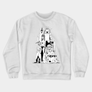 Scifi Junkyard Crewneck Sweatshirt